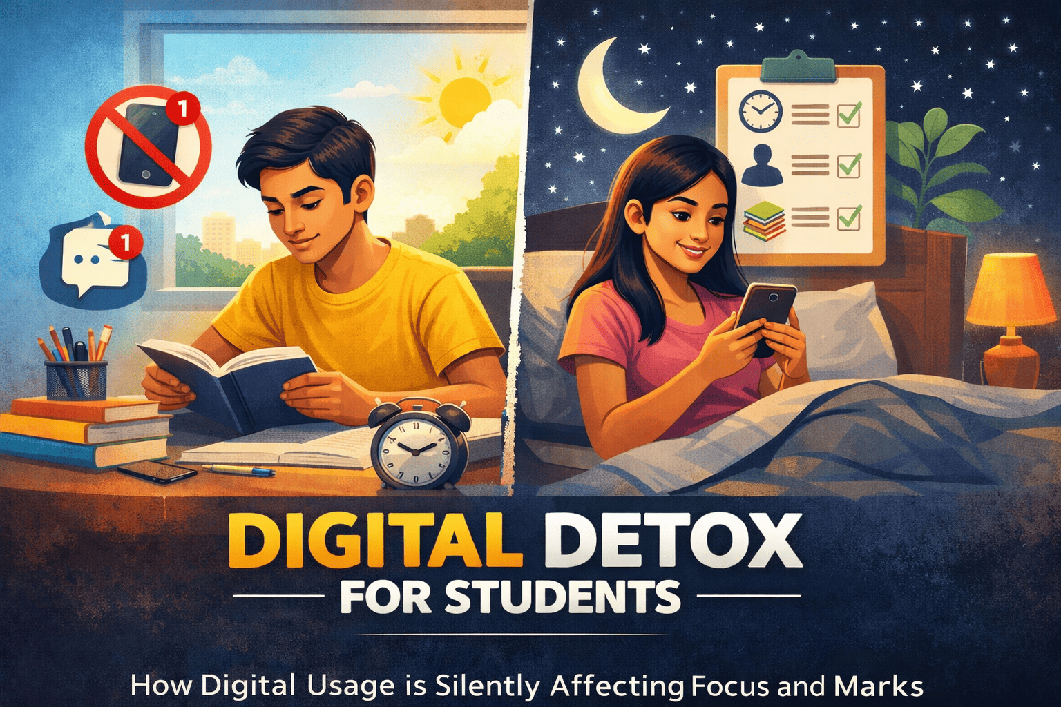 Digital Detox for Students in India: How Screen Time Affects Marks